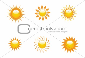Collection of Vector Suns