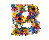 Flower Alphabet - B