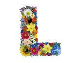 Flower Alphabet - L