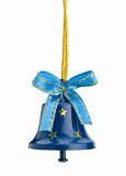 Christmas hand bell with a bow
