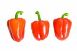 Three sweet peppers