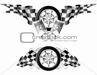 Sports Race Emblems - first set
