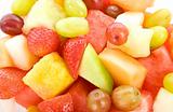 Fruit Salad Macro Background