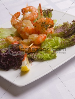 Shrimp's salad
