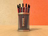 Pencils container