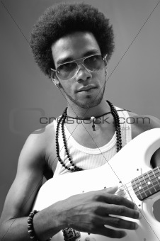 African Guitarist