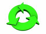 green recycle logo
