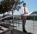 African American Architect Outdoors Looking On