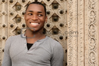 Smiling African American Young Man 