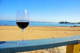 Red Wine at the Beach