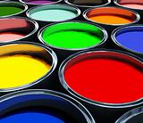 color paint tank, abstract background