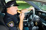 Police Snacking on the Job