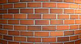 Curved Red Brick Wall