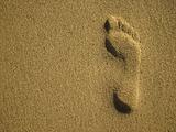 Footmark in Sand