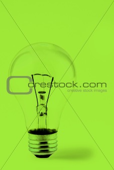 Bright Green Lightbulb
