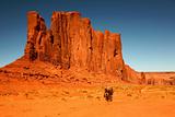 Riding Horses as Recreation in Monument Valley Arizona