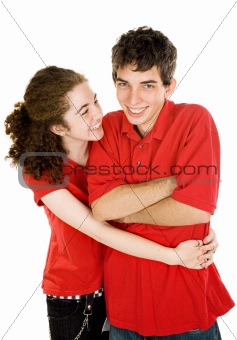 Teen Couple - Tickle Fight