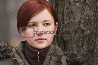 Autumn portrait of a girl