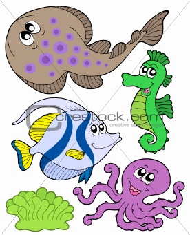 Cute marine animals collection 3