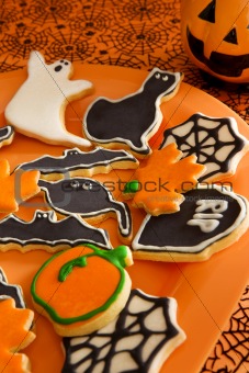 Halloween sugar cookies