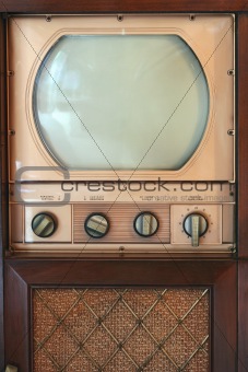 Vintage tv set