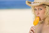 Popsicle At The Beach