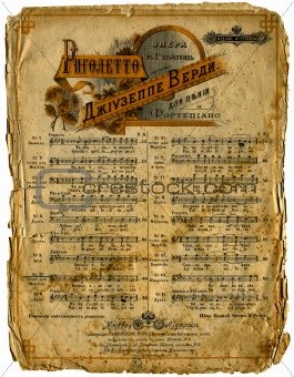 Old Sheet Music.