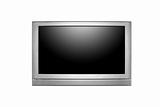 Huge LCD or Plasma TV Hanging on a Wall