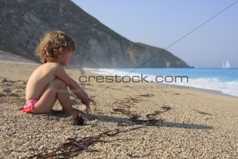Child and the sea