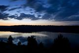 Lake at dusk.
