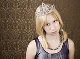 Pretty young girl with a tiara