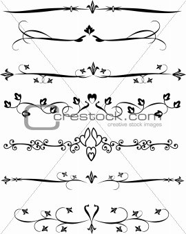 Ornamental page rulers
