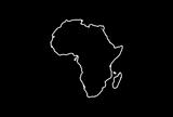 Africa Glowing Map