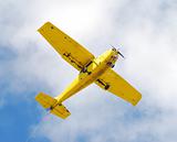 Small yellow airplane