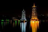 Pagodas, Guilin, China