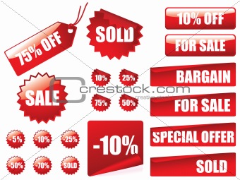 Sale tag collection