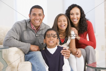 Family Portrait At Christmas