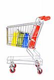 Shopping cart and bags