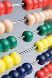 Abacus With Multi-Colored Beads