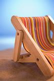 Miniature Deck Chair On Sand