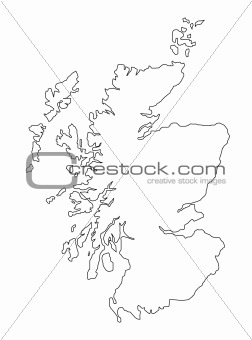 map of scotland