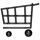 3d Black Baloon Shopping Cart