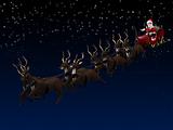 santa and sleigh