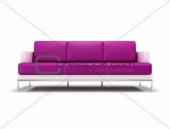 violet sofa