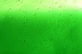 green droplets close-up