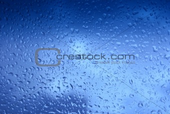 dark blue droplets background