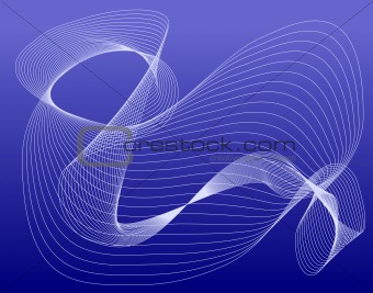 Blue swirl