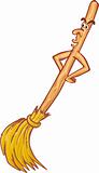 Cartoon broom