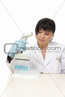 Scientist at work