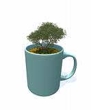 tree in mug